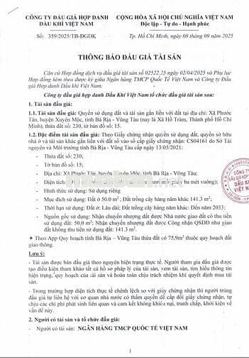 BĐS Xã Phước Tân, huyện Xuyên Mộc, BR-VT (nay là Xã Hồ Tràm, TP.HCM)