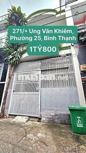 SIÊU HOT NHÀ UNG VĂN KHIÊM, BÌNH THẠNH 1TỶ800