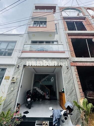 NHÀ 4 TẦNG,4PN, HXH SÁT MT PHAN HUY ÍCH, P8, GV, GIÁ CHỈ 6.850 TỶ TL.