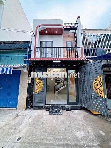 Nhà Mới 1/ Lô Tư sát TKTQ HXH Thông 40m2 Trệt Lầu 2PN 2WC
