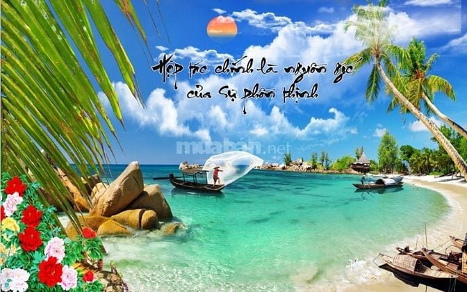 Tranh gạch 3d sơn thủy hữu tình - SCX44