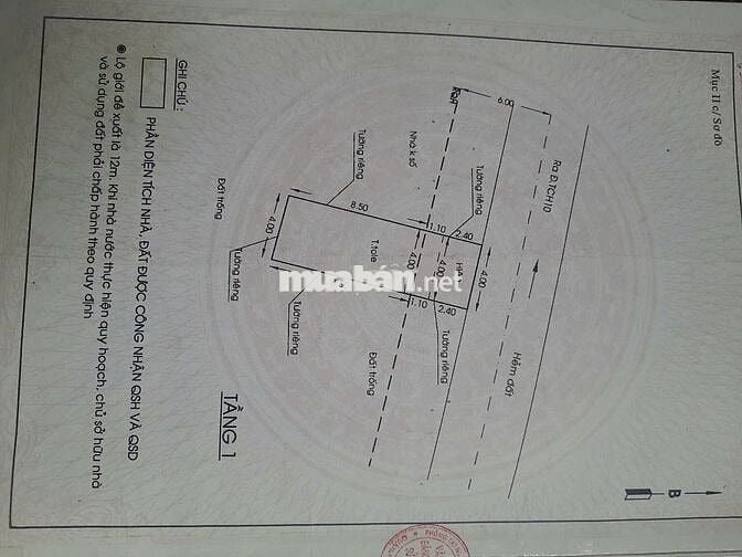 Nhà 1/ Lâm Thị Hố, Q12, Hẻm xe hơi (miễn tiếp môi giới)