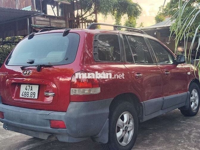 Santa fe 7 chỗ máy dầu số tự động