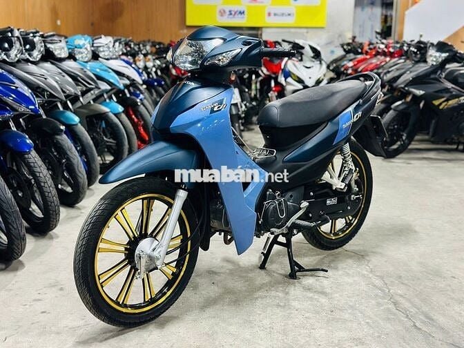 XE MÁYTHANH TÙNG_WAVE A 110 XANH ĐỘ VÀNH LƯỚT 2025