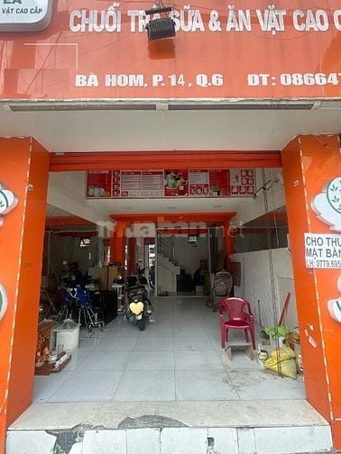 Cho thuê nhà mặt tiền Bà Hom, P.14, Q.6 giá 22tr