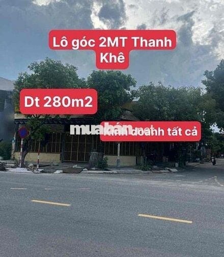 🇻🇳CHO THUÊ LÔ GÓC HAI MẶT TIỀN THANH KHÊ SIÊU RỘNG