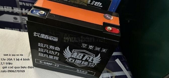 bình ắc quy xe máy điên, xe đạp điện