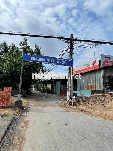 BÁN NỀN DIỆN TÍCH LỚN HẺM TỔ 1-2 PHƯỜNG AN BÌNH DƯỚI CHÂN CẦU ĐẦU SẤU.