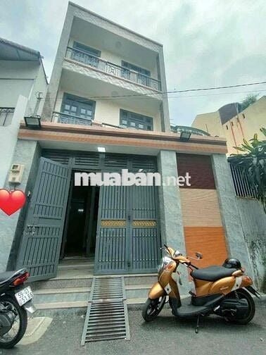 NHÀ 3 TẦNG 61m2 TÂN CHÁNH HIỆP 26 Q12 HẺM OTO THÔNG