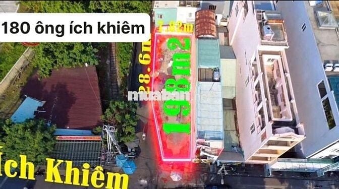 cần bán lô đất mặt tiền 180 ông ích khiêm Đà Nẵng