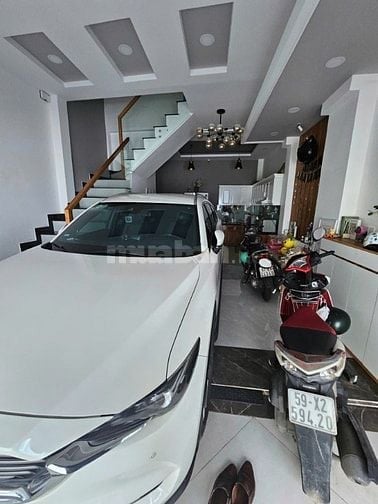 Nhà 3 tầng siêu đẹp HXH đường D1 thông Tân Cảng, Ngang 4.8x10m bề thế