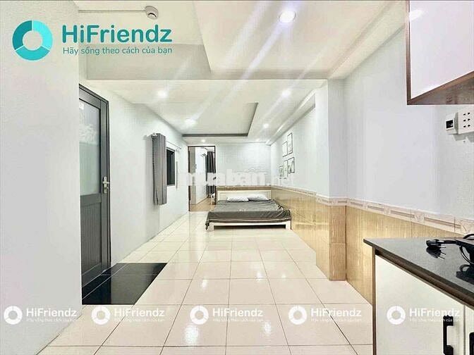CHO THUÊ CĂN HỘ 1PN TÁCH BẾP 2 GIƯỜNG BAN CÔNG NHÀ MỚI 100% SÁT Q10
