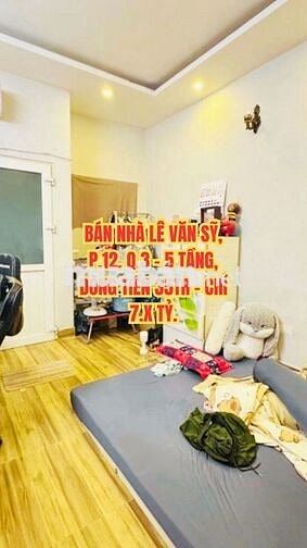 🔥 BÁN NHÀ LÊ VĂN SỸ, P.12, Q.3 - 5 TẦNG, DÒNG TIỀN 35TR - CHỈ 7.X TỶ.