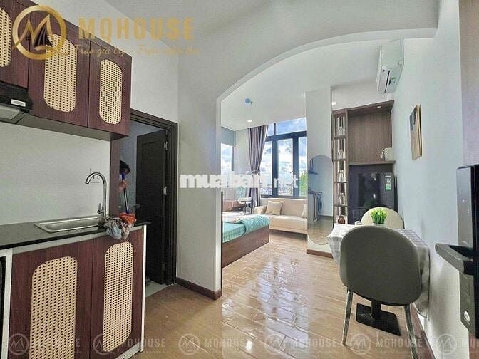 Căn Hộ 1PN 35m2 Mới 100% FullNT Cao Cấp Có Thang Máy, Hầm Xe