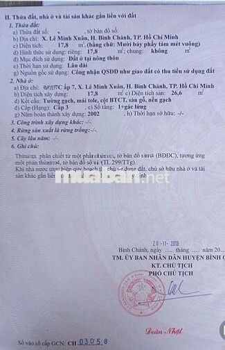 Bán Nhà 1L.SHR đường Kinh C (trân văn giàu)Lê minh Xuân.Bình Chánh