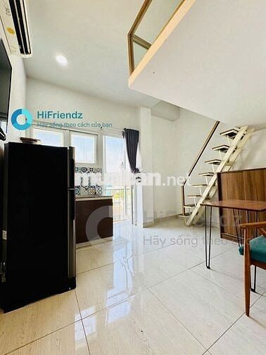 TRỐNG SẴN DUPLEX BAN CÔNG FULL NT, MÁY GIẶT RIÊNG, THANG MÁY GẦN VLU