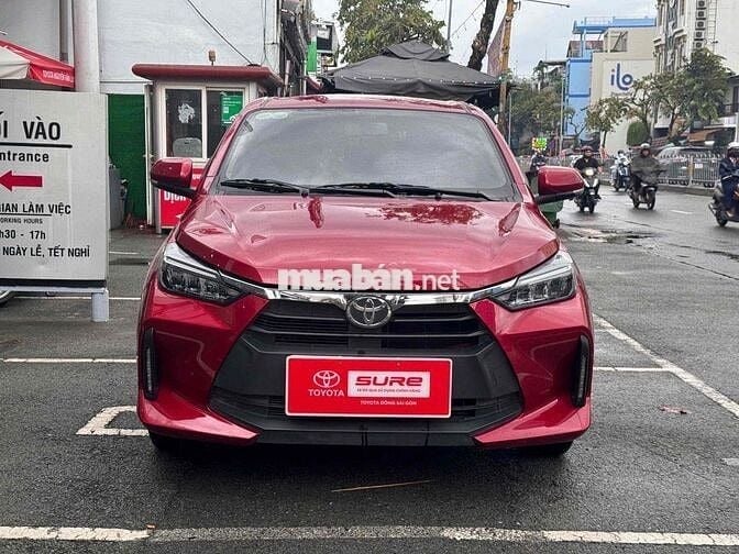 Toyota Wigo 2024 G 1.2 AT - Số Tự Động màu đỏ
