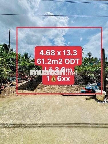 Nền Đẹp hẻm 246 ngay Chợ Tầm Vu gần Cầu Hưng Lợi