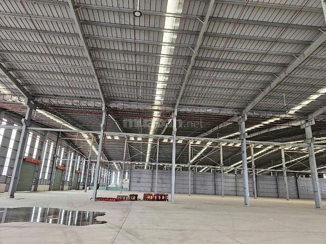 Cho thuê kho xưởng ,DT: 15.600m²,CCN Kiến Thành,Long An, PCCC tự động 