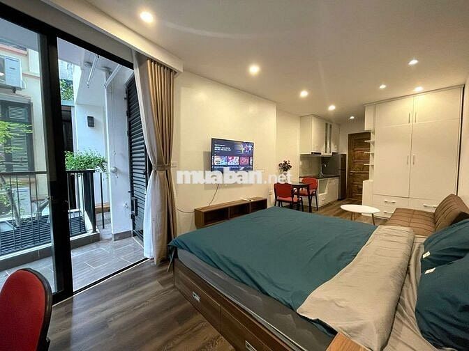 🔥 Studio full đồ 40m2 chỉ 9tr – Hoàng Hoa Thám – Free dọn phòng