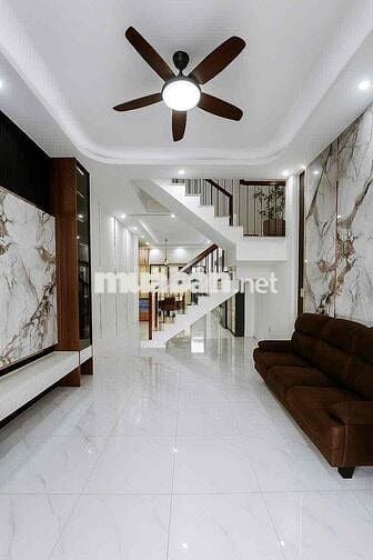CHO THUÊ NHÀ 1 TRỆT 1 LẦU MỚI ĐẸP KDC PHÚ AN, 3 PHÒNG NGỦ, FULL NỘI TH