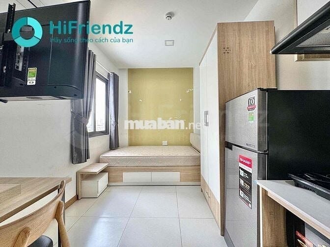 STUDIO MÁY GIẶT RIÊNG, NỘI THẤT XỊN NGAY NGÃ TƯ HÀNG XANH