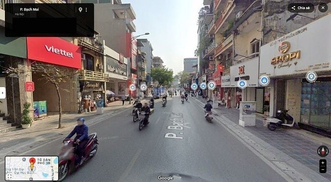 Cho thuê nhà tầng 2 khép kín ở phố Bạch Mai, q.Hai Bà Trưng