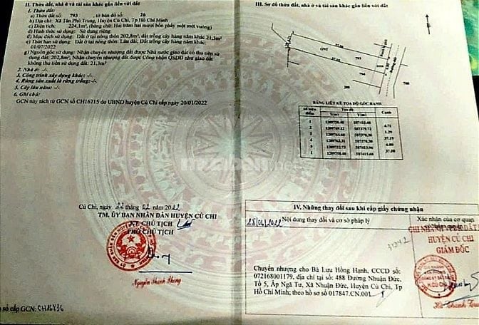 Bán nhà đẹp ở 1 sẹc Nguyễn Thị Lắng- Củ Chi. DT 224M2, Giá chỉ có 1 tỷ