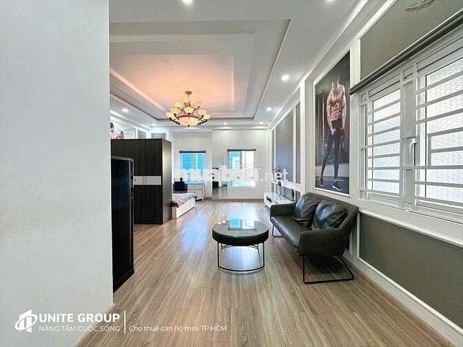 SIÊU PHẨM 1PN 50m2 NỘI THẤT CAO CẤP NGAY VÒNG XOAY DÂN CHỦ