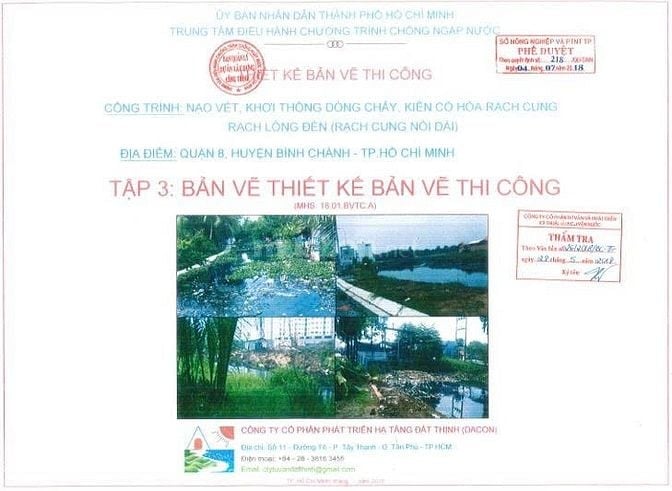 TB MỜI CHÀO GIÁ GÓI THẦU: NẠO VÉT, KIÊN CỐ RẠCH CUNG RẠCH LỒNG ĐÈN