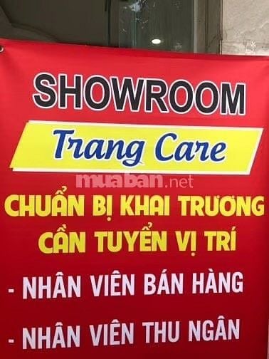 🛑CỬA HÀNG TRANG SPA CẦN TUYỂN 5 NHÂN VIÊN BÁN HÀNG LÀM VIỆC NGAY