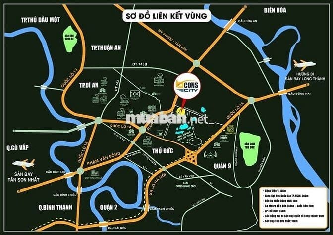 Căn hộ 2PN2WC tháp Green Diamond, Bcons city, Phường Đông Hòa, TP.HCM
