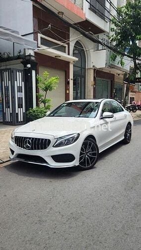 Hàng hiếm C300 AMG 2018 Trắng đỏ đồ chơi nhiều