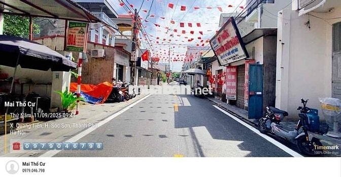 View hồ Quang Tiến- Sóc Sơn- DT 100m2-Chỉ 2.x tỷ-Đường thông-Oto tránh