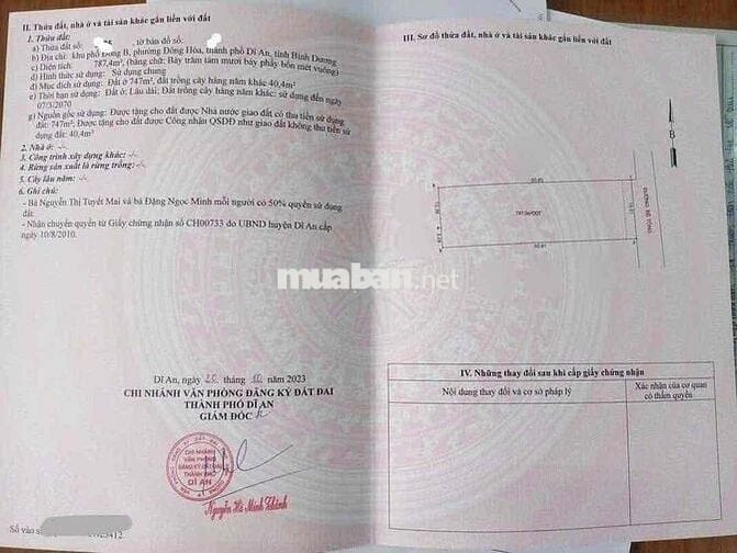 Cần Bán Gấp Lô Đất Trung Tâm Khu Lang Đại Học Quốc Gia HCM