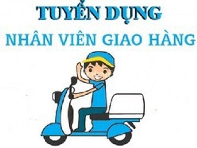 Nhân Viên Giao Hàng Xe Máy Lương 9 - 12 Triệu