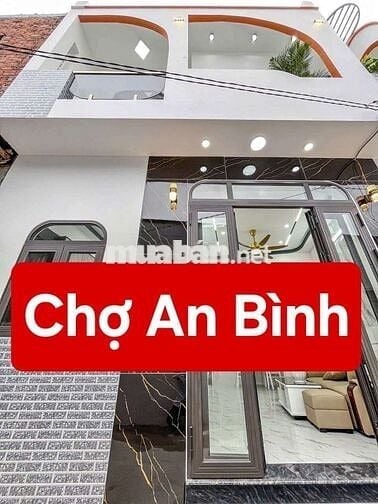 NHÀ 3 PHÒNG NGỦ - GẦN CHỢ AN BÌNH + CHỢ NỔI CÁI RĂNG
