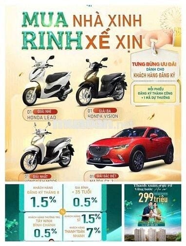 Đầu tư căn hộ chỉ 220triệ.u Tiềm năng tăng giá tại cửa ngõ Tây Sài Gòn