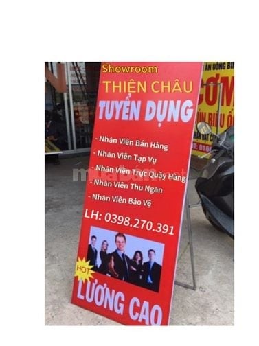 SHOWROOM MỚI KHAI TRƯƠNG CẦN TUYỂN KHU VỰC BÀ ĐIỂM HÓC MÔN 
