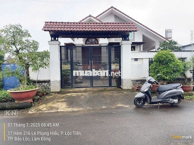 NHÀ BIỆT THỰ KHU LÊ PHỤNG HIỂU - BẢO LỘC - 13X41M SẴN 233M2 THỔ CƯ