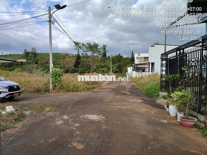 Bán đất đẹp ngang 9,7m rộng 222m2, xây nhà vườn ở Phường 2, TP Bảo Lộc
