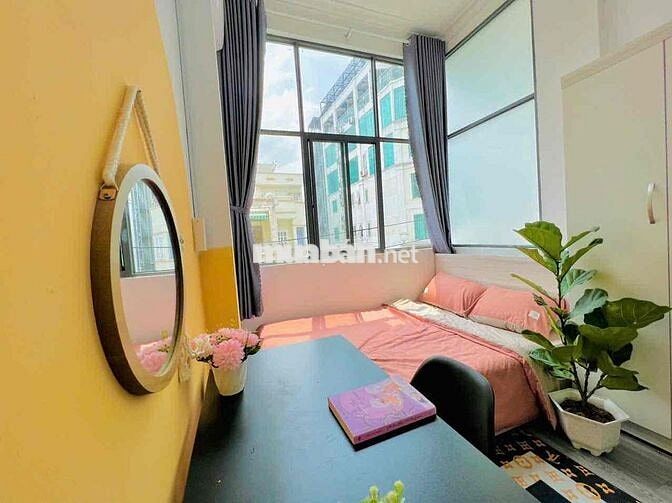 CHO THUÊ CĂN HỘ 1 PHÒNG NGỦ CỬA SỔ TRỜI FULL NỘI THẤT NGAY QUANG TRUNG