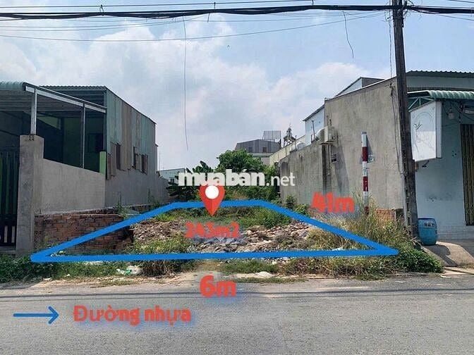 Bán ất 243m2 giá 1,6 tỷ, Đ.Tỉnh Lộ 2, Tân Phú Trung, sổ hồng có sẵn