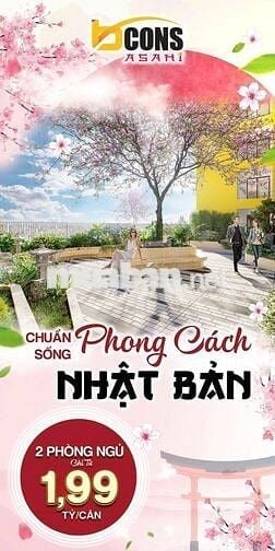 🌸 BCONS ASAHI–Booking 30 triệu cam kết chiếc khấu và ưa đãi tốt Nhất
