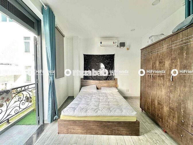 TRỐNG SẴN PHÒNG 1PN - TÁCH BẾP CÓ BAN CÔNG - MÁY GIẶT RIÊNG