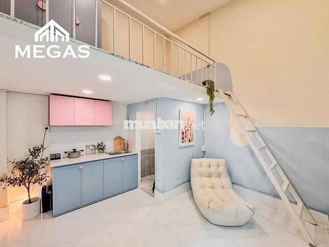 Phòng gác- đầy đủ nội thất- diện tích 30m2- ngay trung tâm Trường Thọ