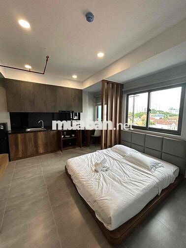 CĂN HỘ MINI THIẾT KẾ TÔNG GỖ SANG TRỌNG