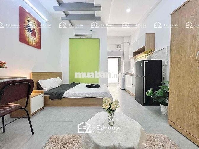 Trống sẵn căn studio full nội thất có mây giặt riêng, gần cv Gia Định