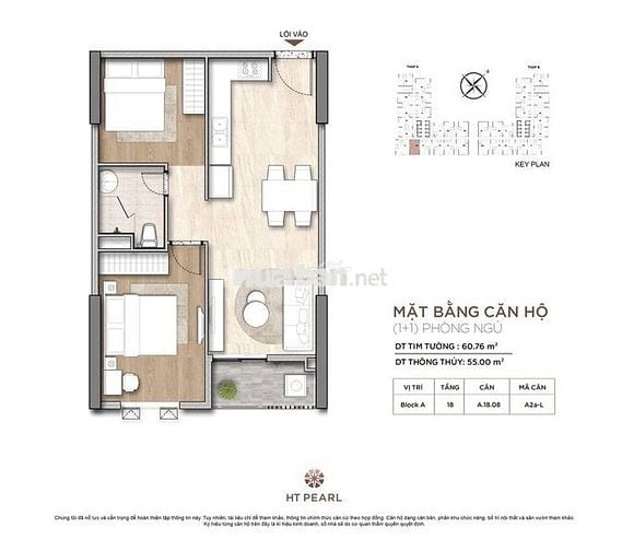 HT Pearl 2PN1WC - FULL NỘI THẤT, GIÁ CHỈ 2 TỶ 227 KHÔNG CÒN CĂN THỨ 2