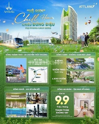 Chill Homes, Căn hộ cận kề Metro chỉ với 373 Triệu
